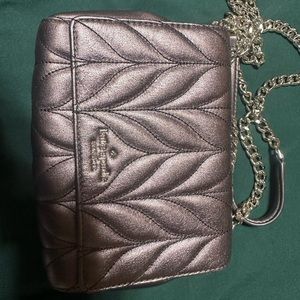 Kate Spade purse (metallic purple)